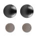 Slimming Earrings Magnetic Ear Earrings Promote Metabolism for Indoors (black+black film)