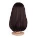 MapofBeauty Fashion Flat Bangs Curls Long Dark Brown Wig - Daily Wear & International Shipping - Buy Online on GoSupps.com