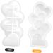 VILLCASE 12 Pcs 3D Candle Mold Chocolate Molds Mold for Chocolate Ornament Mold Silicone Molds DIY Silicone Soap Mold Candle Making Tools Love Baking Mold/Cake Mold Flower Candle As Shownx4pcs 13.00X6.00X3.00CMx4pcs - Buy Online on GoSupps.com