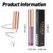 DNM 3Pcs Glitter Liquid Eyeliner Set - Pink Purple Red | Shimmer Metallic Eye Makeup - Pack of 3 - Buy Online on GoSupps.com