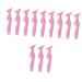 FOMIYES Eyeliner Guide Template 12 Pcs Silicone Beauty Ruler Molde De Para Resina Winged Eyeliner Stencil Eyebrow Template 15X4.15CMx4pcs Pink-2x4pcs