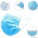 AURA Monaco 3-Layer Face Mask - 10 Pieces Hygienic Mouth & Nose Cover with Nose Clip for International Shipping - Buy Online on GoSupps.com