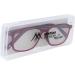 Super Flat Reading Glasses MR51 - High-Quality Plastic Spring Hinge Red +1.00 dpt - International Shipping Available - Buy Online on GoSupps.com