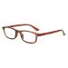 Okh blue light blocking blue light filter glasses for men women unisex computer gaming glasses anti -blind anti -eyes stem reduce headache rectangle round glasses with spring hinges brown rectangle