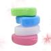 DOITOOL Braces Cleaner Braces Cleaner Retainer Case 4pcs Slim Retainer Case Heart Shaped Partial Dentures Storage Box for Outdoor Travel Guards (Mixed Style) Aligner Cleaner Aligner Cleaner