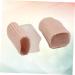 Healifty Silicone Gel Toe Separator Caps - Hammer Toe Sleeves for Toe Cushion Brace and Eversion Correction - 1 Pair Beige - Buy Online on GoSupps.com