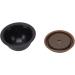 Eujgoov Kit de Dosettes de caf R utilisables 5 Pi ces Capsules de caf Rechargeables Vides avec Couvercles Cuill re Brosse pour Machines Scellage Efficace Capsules de Bricolage (BLACK) - Buy Online on GoSupps.com