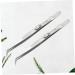 Handcrafted Stainless Steel Dressoos 2-Part Set - Professional Jewelry & Space Tweezers for Precision - Buy Online on GoSupps.com