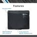 BodyMed Heavy Duty Black Urethane Cold Pack - Oversize 21 x 13 | Reusable Ice Pack for Injuries and Back Pain - Buy Online on GoSupps.com