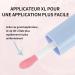 Fleeky Glowy Lip Oil Natural Nourishing Lip Oil All Day Lip Care Lightweight & Non-Sticky Melon Pink Peach Pink Red (Peach Pink) - Buy Online on GoSupps.com