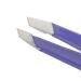 TWEEZERMAN Mini Tweezers for Eyebrow Plucking - Hand-Filed Beveled Tip Lavender Purple - 1 Piece - International Shipping Available - Buy Online on GoSupps.com