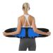 Back Support Back Brace Lumbar Support Elastic Back Lumbar Brace Support Belt Orthopedic Posture Corrector Lower Back Waist Back Support Belt(Blue X-Large) X-Large Blue