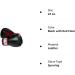 Pro Force Leatherette Boxing Gloves 24 oz - Black with Red Palm for Ultimate Performance - Buy Online on GoSupps.com