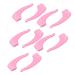 Ruilogod Silicone Anti-Slip Glasses Grip Holder Temple Tip Hook Support 5 Pairs Pink