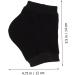 Healeved 10 Pairs Silicone Heel Socks Moisturizing Comfortable Foot Sleeves Cracked Heels Socks Heel Socks for Cracked Heel Moisture Socks for Dry Feet Toeless Socks Replaceable High Heels 14x12cm - Buy Online on GoSupps.com