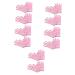 minkissy 10 Pairs Moisturizing Gloves Hand Covering Conductive Yarn Touch Screen Pink Miss