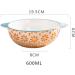 Soup Bowl Ceramic with Handle Japanese-Style Hand Painted Glaze Tableware Salad Noodles Kitchenware - Buy Online on GoSupps.com