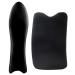 Gientan massage plate portable oxenhorn scale for face neck massage muscle pain relief Gua SHA tool for face neck fish shape