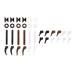 Silicone Eyeglass Temples Ear Hooks Eyeglass Holders 18 Pairs