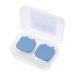 Coolhiya boxes glasses case container suitcase eye contact lens container automatic storage container for lentils of portable lentil containers Glass care box travel blue 5.5x2.5x2cm
