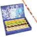 Ghasitaram Gifts Rakhi Gifts for Brothers Rakhi Sweets - Pure Assorted Kaju Katlis 800 GMS with Beads Rakhi