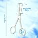 SMI Round Tip Nose Hair and Beard Scissors with Pouch - Small Grooming Scissors - Buy Online on GoSupps.com