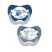 nip pacifier Family silicone orthodontic: Reduces pressure on teeth & jaw Made in Germany (0-6 months blue) 0-6 months blue