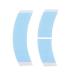 SVRITE 144Pc/Lot Blue Double Hair System Adhesive Strong Extension Wig Tape Fixed Hair Waterproof for Toupee Lace Wigs Film - Buy Online on GoSupps.com