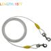 Petest Reflective Lead for Large Dogs - 4.5m (15ft) Yellow & Silver Supports up to 90lbs (40.8kg) - Ideal for Safe Outdoor Adventures - Buy Online on GoSupps.com