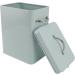 Fockety Laundry Pods Container 7.9 X 6.3 X 4.6In Stainless Steel Laundry Room Container Laundry Powder Container with Spoon Metal Detergent Pods Container for Laundry Room Light Green - Buy Online on GoSupps.com