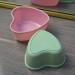 2 Sets Plastic Heart Shaped Facial Mask Mixing Bowl & Spatula - DIY Skin Care Kit for Women - Beauty Salon Essential - Pink & Green - Buy Online on GoSupps.com