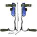 GothicBride Stainless Steel Tree Climbing Spikes Set | Adjustable Tool with Non-Slip Pedal for Outdoor Activities - Buy Online on GoSupps.com
