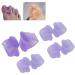 Silicone Toe Separators - 4 Pairs for Overlapping Toes - Purple Hallux Valgus Corrector & Bunion Straightener with Guaranteed Results - Buy Online on GoSupps.com