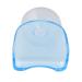 Ruilogod Plastic Suction Cup Holder Razor Shaver Storage Hanger Clear Blue