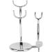Premium Shaving Soap Bowl & Brush Set - Electroplating Metal Stand for Manual Shaving | International Shipping Available - Buy Online on GoSupps.com