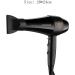 ADITAM Hair Dryer Negative Ionic Fast Dry Low Noise Hair Dryer Professional Salon Hair Dryer with Diffuser Concentrator Styling Double The Comfort - Buy Online on GoSupps.com