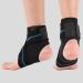 Premium Unisex Compression Ankle Support Wrap | Soft Elastic Brace for Sports & Sprains - International Shipping Available - Buy Online on GoSupps.com