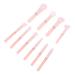 Peach Makeup Brushes Set Fluffy Eye Shadow Blending Brush with Slope Design Soft Bionic Filament for Easy Makeup Application