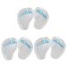 FRCOLOR 3pcs Flip-Flops Pads Crystals and Gemstones Massaging Slippers Toe Protector Thong High Heel Forefoot Cushion Forefoot Pad Clear Jel Round Hair Brush Women Women's Upholstered Gel Bluex3pcs mediumx3pcs