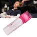 Hair tard bottle with comb tet root comb applicator bottle 170ml shampoo bottle for hairdressing salons hairdressing tool Barbershops squeeze Bottle (rose red)