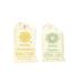 Set of 2 Herbal Soaps Honey Chamomile and Lemon Thyme - 6.4 Oz Bars Wrapped in Drawstring Cloth Sacks-Enriched with Shea Butter Virgin Olive Oil and Fresh Botanical Scents