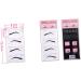  MERRYHAPY MERRYHAPY 10pcs Eyebrow Shaping Stencils Eyebrow Stencils On Eyebrow Template Eyebrow Card Eyebrow Stencils Eyebrow Shape Eyebrow Stencils - Buy Online on GoSupps.com