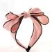 WENLII Women's Oversized Double Layer Bow Headband Solid Color Hair Accessories - Buy Online on GoSupps.com