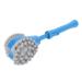Massage hammer 2 soft heads manual back massage device retractable portable manual massage hammer made of silicone pain -relieving body hammer (blue)