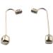 SBTRKT 2pcs Eyeglass Nose Pad Arm - Metal Frameless Optical Frame Nose Bridge Auxiliary Accessory for Enhanced Comfort - Buy Online on GoSupps.com