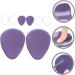 FOMIYES 4 Pairs Forefoot Gel Pads - Comfortable Shoe Inserts for Women Purple Heel Grips Ideal for Dressy Shoes & Heels - Buy Online on GoSupps.com