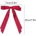 2 Pack Hair Bows for Women Black Bow Hair Clips French Barrette with Long Silky Satin Hair Ribbons for Women Girls(Black Red) - Buy Online on GoSupps.com