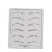 NOLITOY 6 Pcs Eyebrow Practice Skin Eyebrow Microblading Skin Eye Brow Practice Skin