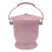 Portable Toilet Chamber Pot with Lid Handle Bedpan Urine Pots Urine Bucket Spittoon Potty Bottle Emergency Pee Bucket Containers for Home Hospital Camping Toilet (Pink)