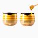 MULPG 2PCS Bee Balm Lip Balm Honey Pot Propolis Moisturizing Honey Lip Mask Lip Balm Hydrating & Prevention Dry and Cracked Lip Scrubs Exfoliator